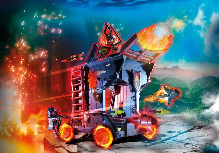 Playmobil 70393 - Ariete de Fuego de los Bandidos de Burnham