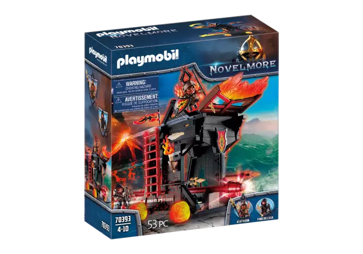 Playmobil 70393 - Torre d'assalto con ariete di Burnham - BOX