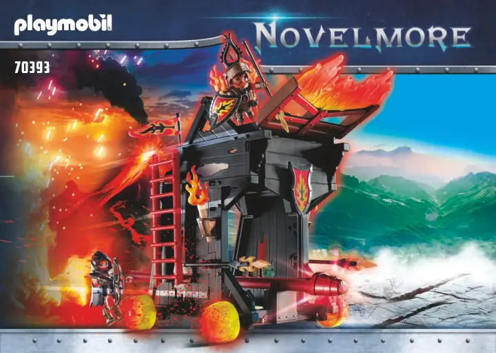 Notices de montage Playmobil 70393 - Tour d'attaque mobile des Burnham Raiders (1)