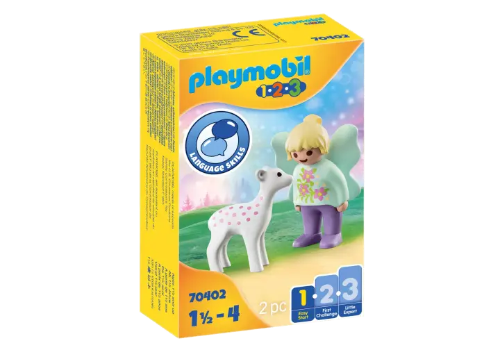 Playmobil 70402 - 1.2.3 Fada com Cervo - BOX