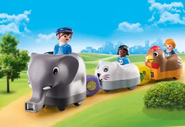 Playmobil 70405 - 1.2.3 Mi Tren de Animales