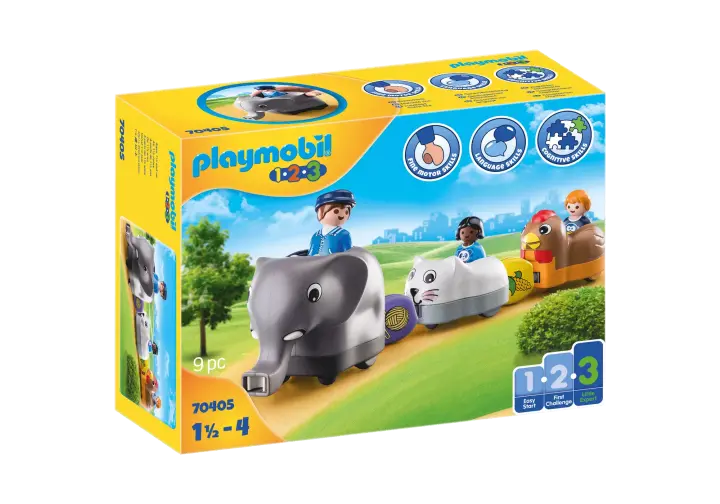 Playmobil 70405 - Guruló kisállat-vonatom - BOX