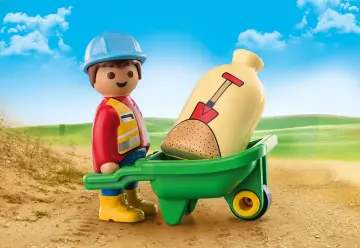 Playmobil 70409 - Bauarbeiter mit Schubkarre