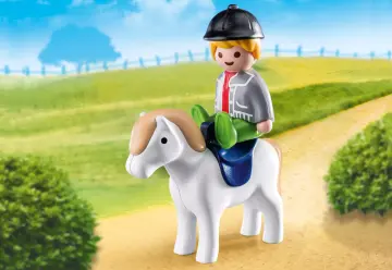Playmobil 70410 - Garçon avec poney