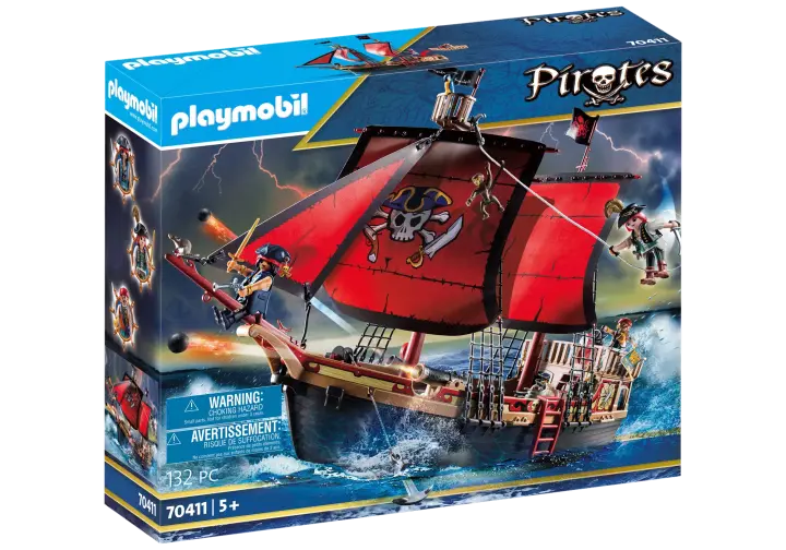 Playmobil 70411 - Barco Pirata Calavera - BOX