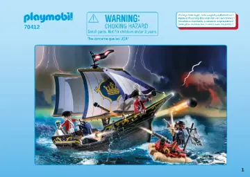Building instructions Playmobil 70412 - Redcoat Caravel (1)