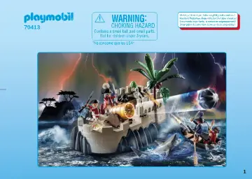 Building instructions Playmobil 70413 - Redcoat Bastion (1)