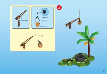 Manual de instruções Playmobil 70414 - Esconderijo Pirata (3)