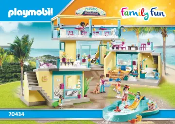 Οδηγίες συναρμολόγησης Playmobil 70434 - PLAYMO Παραθαλάσσιο ξενοδοχείο (1)