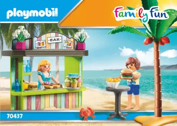 Οδηγίες συναρμολόγησης Playmobil 70437 - Beach Bar (1)