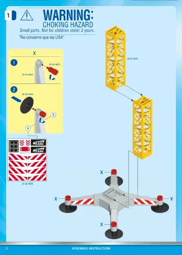 Összeszerelési útmutatók Playmobil 70441 - Távirányítós építkezési daru (2)