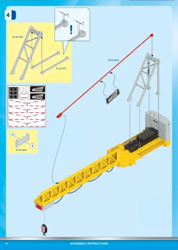 Manual de instruções Playmobil 70441 - Grua RC (4)