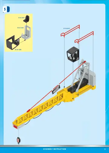 Manual de instruções Playmobil 70441 - Grua RC (5)