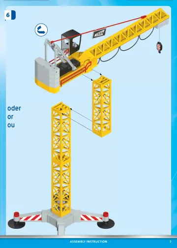 Instrukcje obsługi Playmobil 70441 - Zdalnie sterowany żuraw z elementem konstrukcyjnym (7)