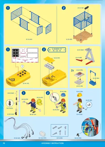 Manual de instruções Playmobil 70441 - Grua RC (10)