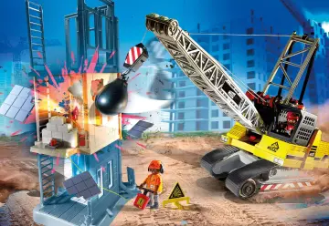 Playmobil 70442 - Cable Excavator with Building Section