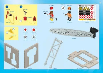 Notices de montage Playmobil 70442 - Dragline avec mur de construction (12)