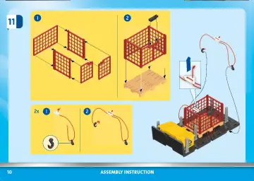 Manual de instruções Playmobil 70444 - Camião de Construção (10)