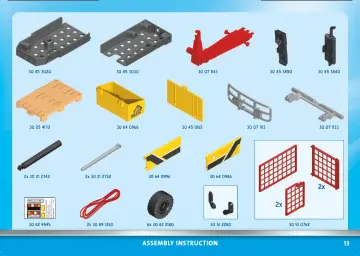 Manual de instruções Playmobil 70444 - Camião de Construção (13)