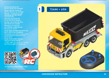 Building instructions Playmobil 70444 - Interchangeable Truck (15)