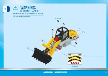 Building instructions Playmobil 70445 - Wheel Loader (2)