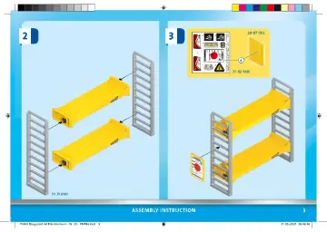 Bauanleitungen Playmobil 70446 - Baugerüst mit Handwerkern (3)