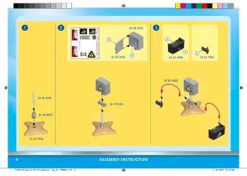 Bauanleitungen Playmobil 70446 - Baugerüst mit Handwerkern (4)