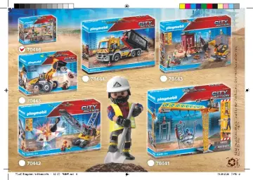 Bauanleitungen Playmobil 70446 - Baugerüst mit Handwerkern (8)