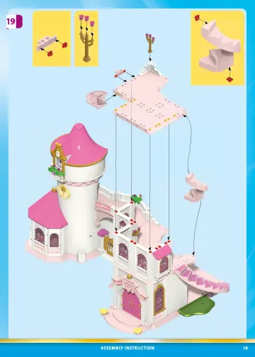 Manuales de instrucciones Playmobil 70447 - Gran Castillo de Princesas (19)