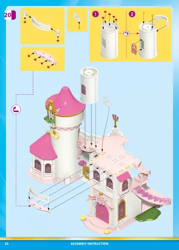 Manuales de instrucciones Playmobil 70447 - Gran Castillo de Princesas (20)