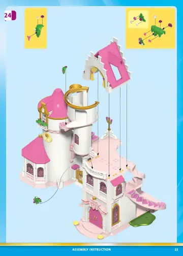 Manuales de instrucciones Playmobil 70447 - Gran Castillo de Princesas (23)