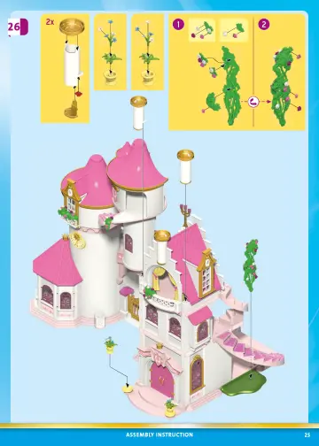 Manuales de instrucciones Playmobil 70447 - Gran Castillo de Princesas (25)