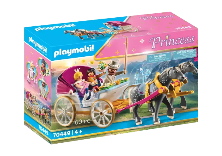 Playmobil 70449 - Carruagem Romântica puxada por cavalos - BOX