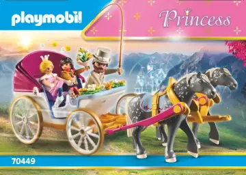 Manual de instruções Playmobil 70449 - Carruagem Romântica puxada por cavalos (1)