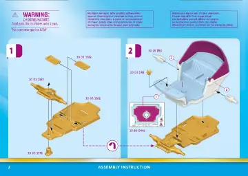 Istruzioni di montaggio Playmobil 70449 - Carrozza romantica (2)