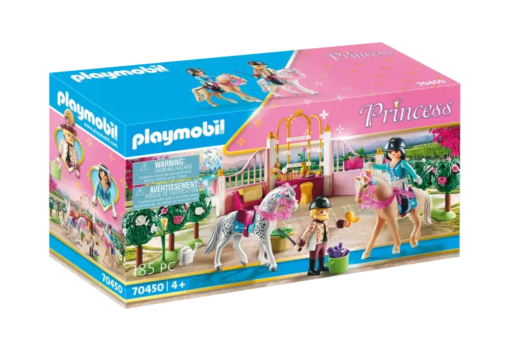 Playmobil 70450 - Lezione di equitazione della Principessa - BOX