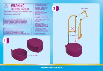 Manuales de instrucciones Playmobil 70450 - Clases de Equitación en el Establo (2)