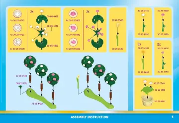 Istruzioni di montaggio Playmobil 70450 - Lezione di equitazione della Principessa (5)