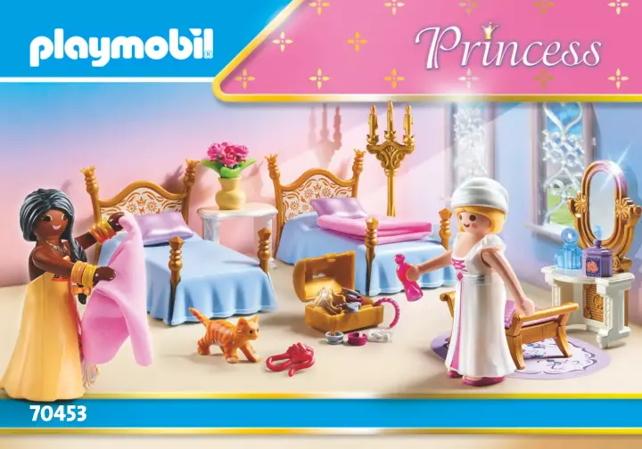 Οδηγίες συναρμολόγησης Playmobil 70453 - Βασιλικό υπνοδωμάτιο (1)