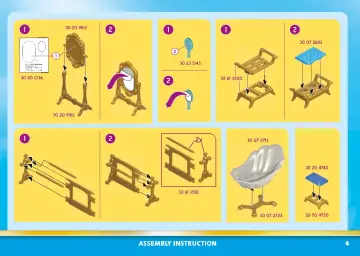 Manuales de instrucciones Playmobil 70454 - Vestidor con Bañera (4)