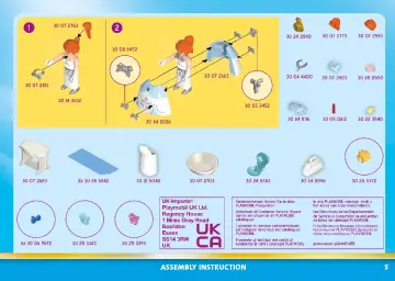 Manuales de instrucciones Playmobil 70454 - Vestidor con Bañera (5)