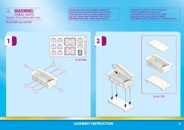 Manuales de instrucciones Playmobil 70455 - Comedor (2)