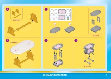 Manuales de instrucciones Playmobil 70455 - Comedor (3)