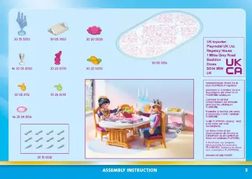 Manuales de instrucciones Playmobil 70455 - Comedor (5)