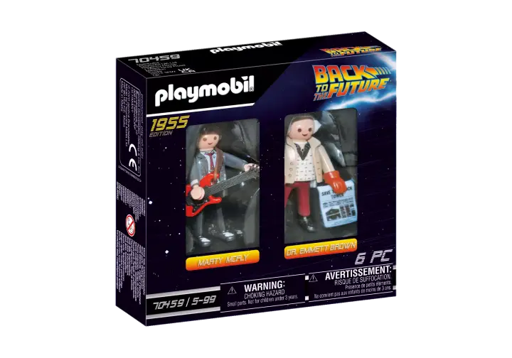 Playmobil 70459 - Back to the Future Μάρτι Μακ Φλάι και καθηγητής Έμετ Μπράουν - BOX