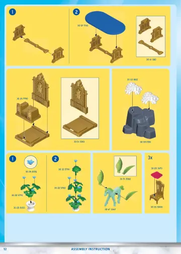Manual de instruções Playmobil 70465 - Palácio no Monte Olimpo (12)