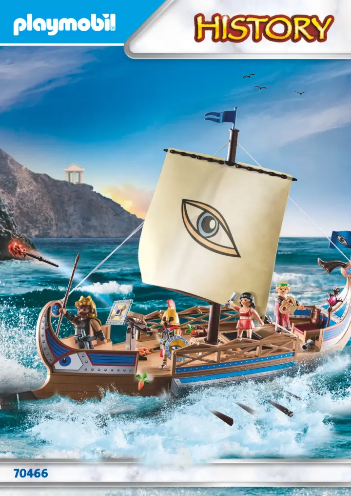 Manuales de instrucciones Playmobil 70466 - Los argonautas (1)