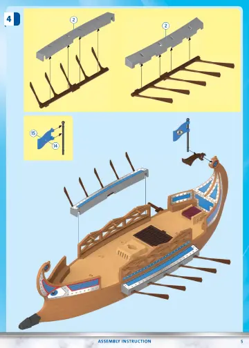 Manual de instruções Playmobil 70466 - Os Argonautas (5)