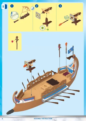Manual de instruções Playmobil 70466 - Os Argonautas (6)