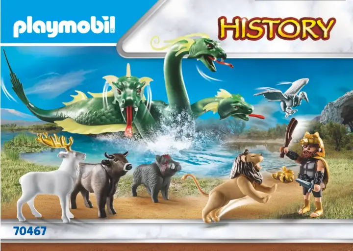 Notices de montage Playmobil 70467 - Les douze travaux d’Hercule (1)
